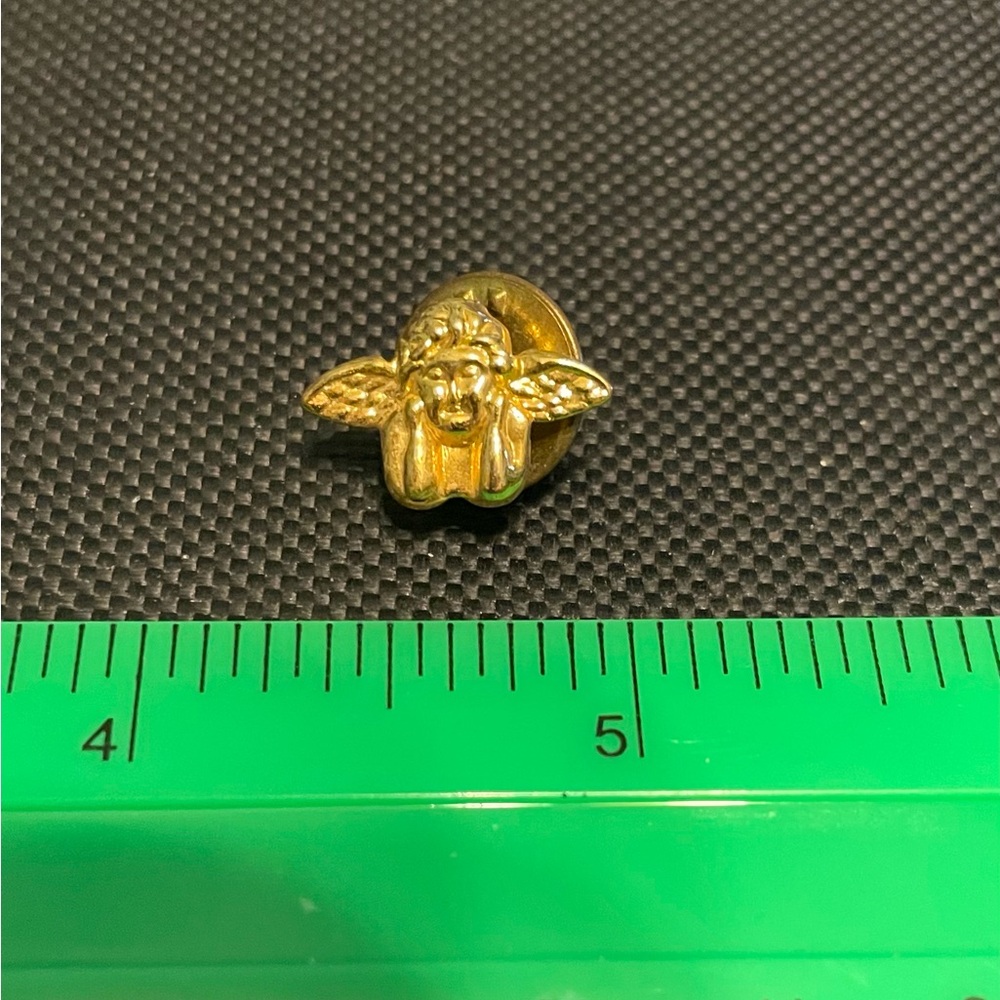 Gold Angelic Brooch